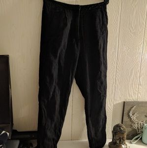 Boutique High-rise Black Pants
